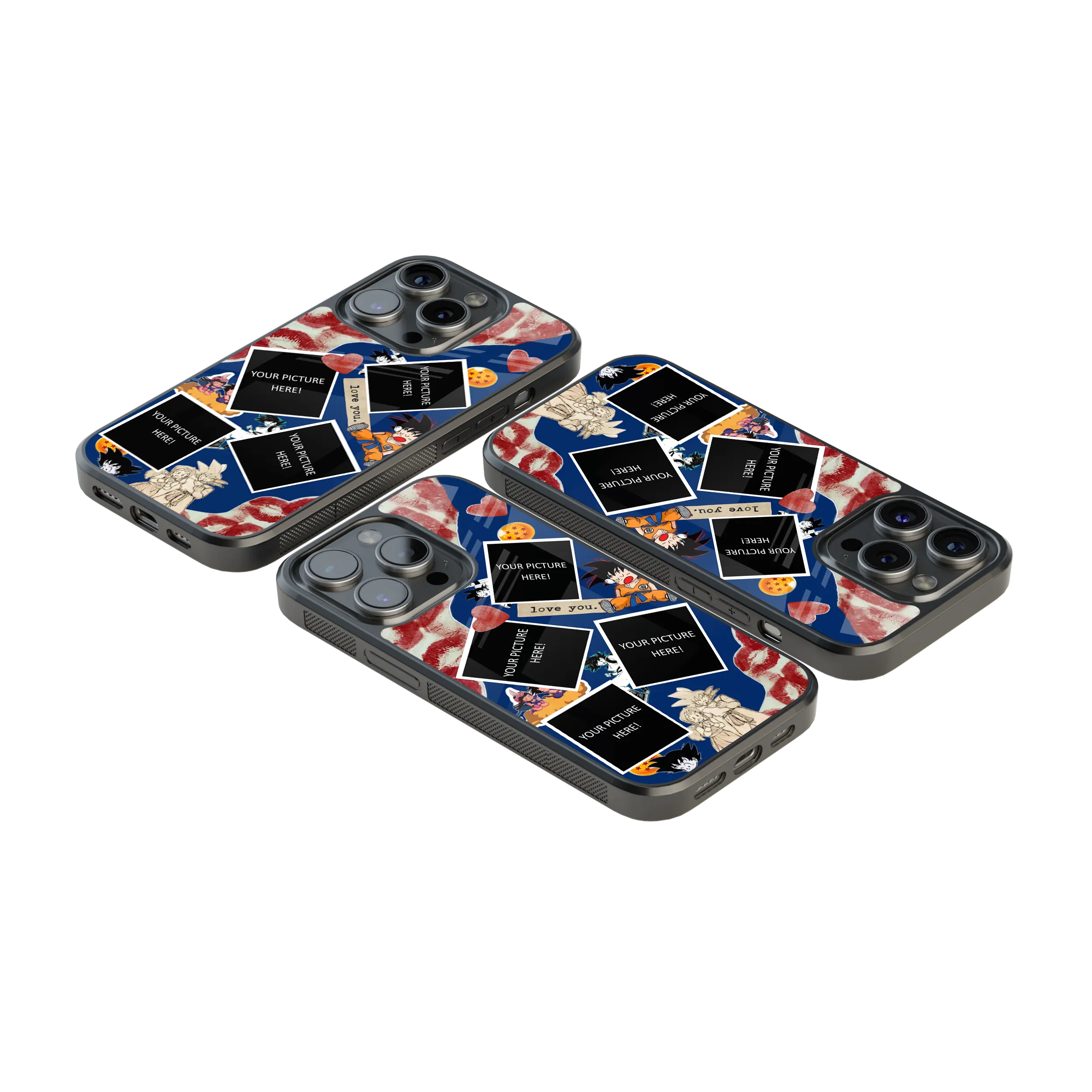 Polaroid Personalised Glass Phone Case