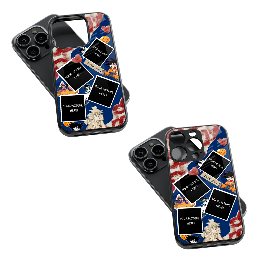 Polaroid Personalised Glass Phone Case