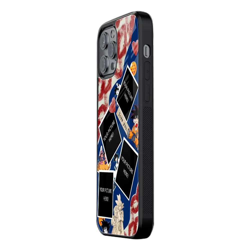 Polaroid Personalised Glass Phone Case