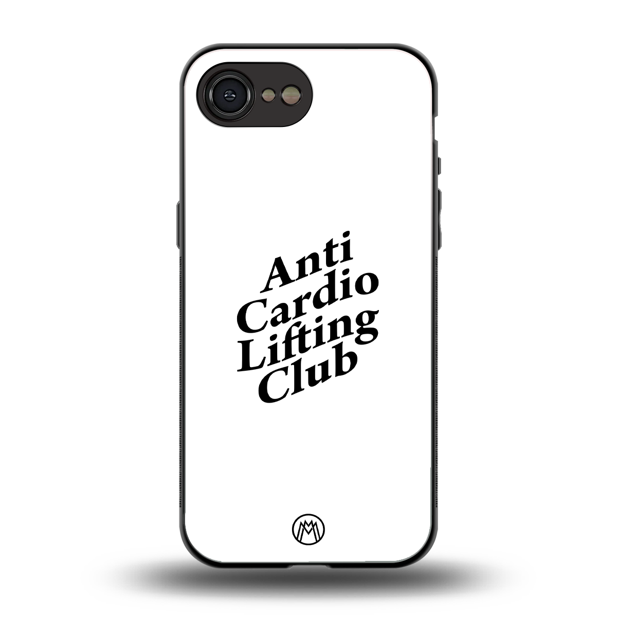 anti cardio lifting club back phone cover | glass case for iphone 16e