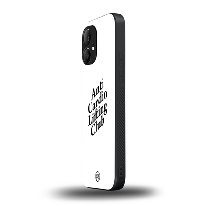 anti cardio lifting club back phone cover | glass case for nothing phone 1