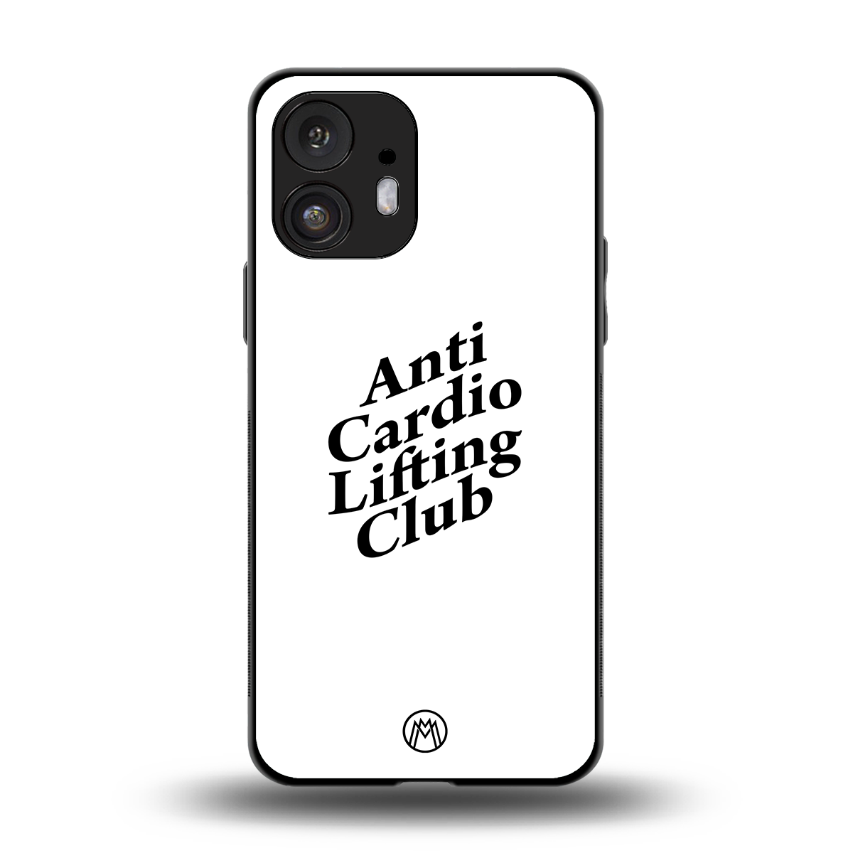 anti cardio lifting club back phone cover | glass case for nothing phone 2