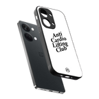 anti cardio lifting club back phone cover | glass case for oneplus nord 3
