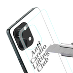 anti cardio lifting club back phone cover | glass case for oneplus nord 3