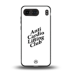 anti cardio lifting club back phone cover | glass case for oneplus nord 4