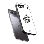 anti cardio lifting club back phone cover | glass case for oneplus nord 4