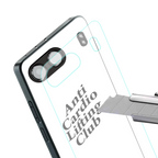 anti cardio lifting club back phone cover | glass case for oneplus nord 4