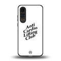 anti cardio lifting club back phone cover | glass case for oneplus nord ce 4 lite