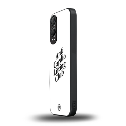 anti cardio lifting club back phone cover | glass case for oneplus nord ce 4 lite