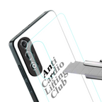 anti cardio lifting club back phone cover | glass case for oneplus nord ce 4