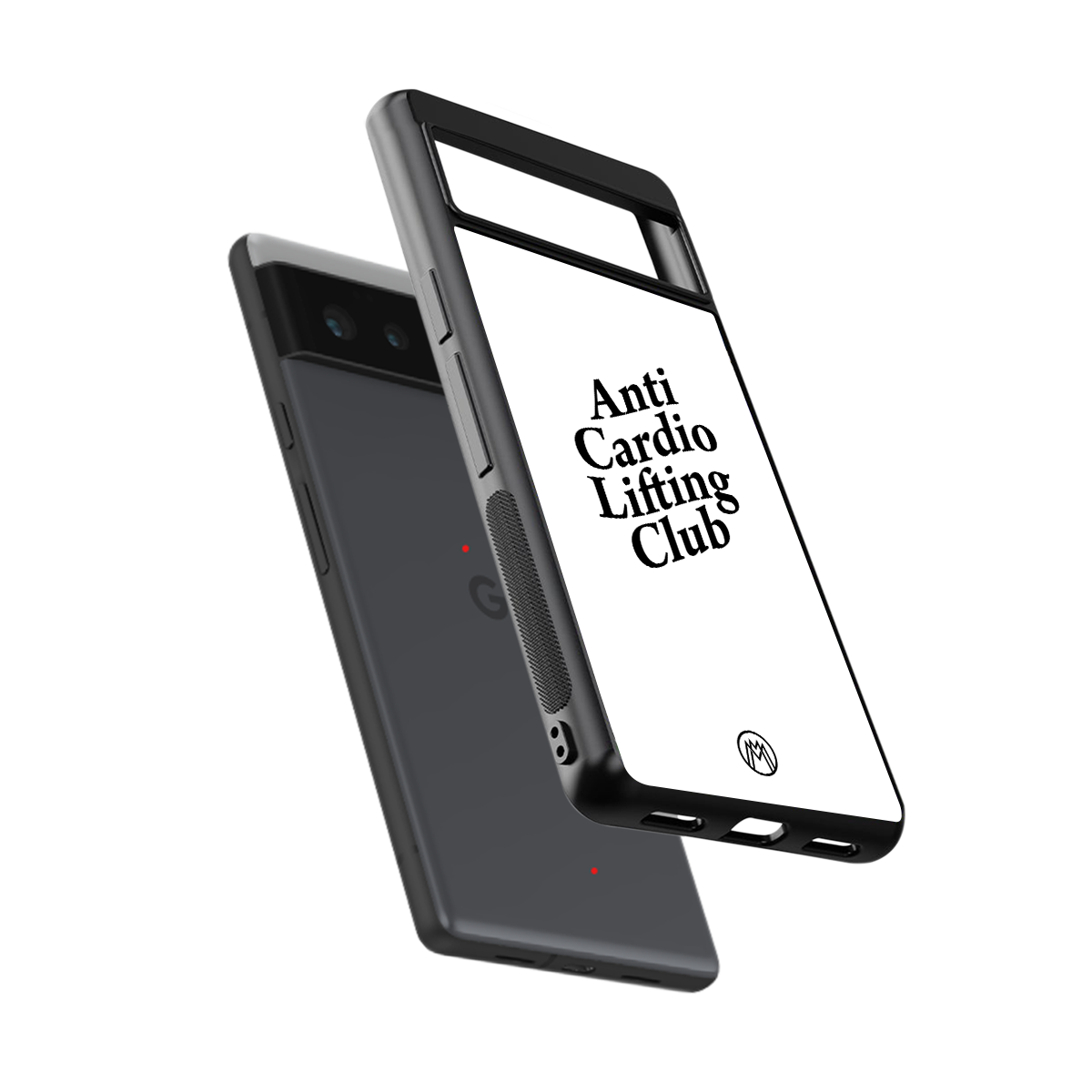 anti cardio lifting club back phone cover | glass case for google pixel 6
