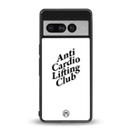 anti cardio lifting club back phone cover | glass case for google pixel 7 pro