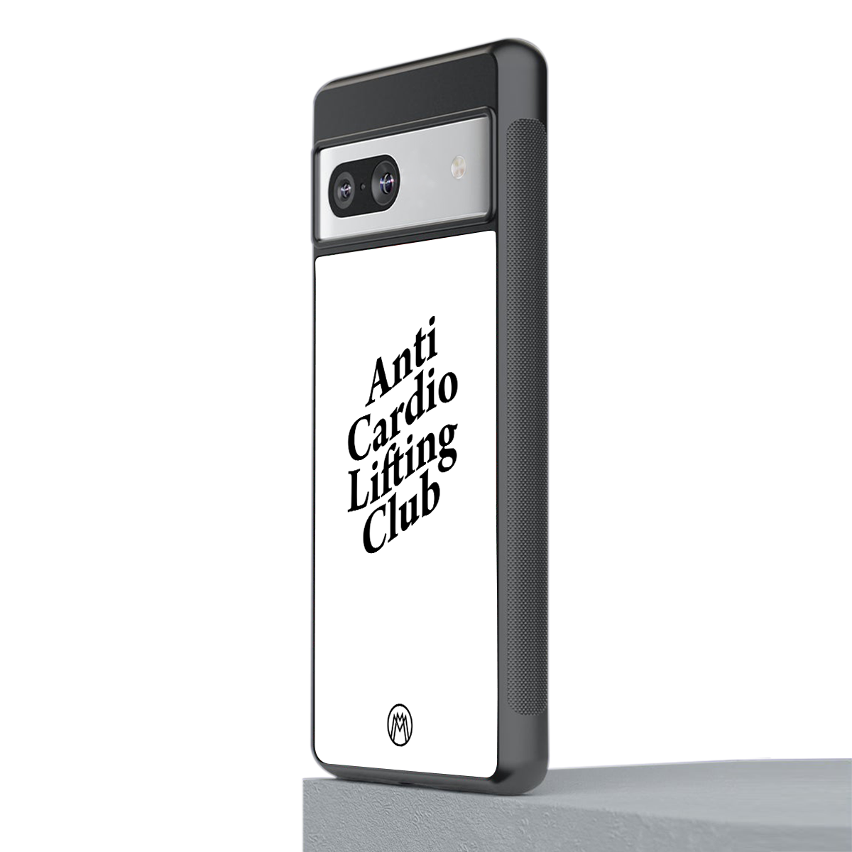 anti cardio lifting club back phone cover | glass case for Google Pixel 7A