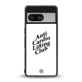 anti cardio lifting club back phone cover | glass case for Google Pixel 8