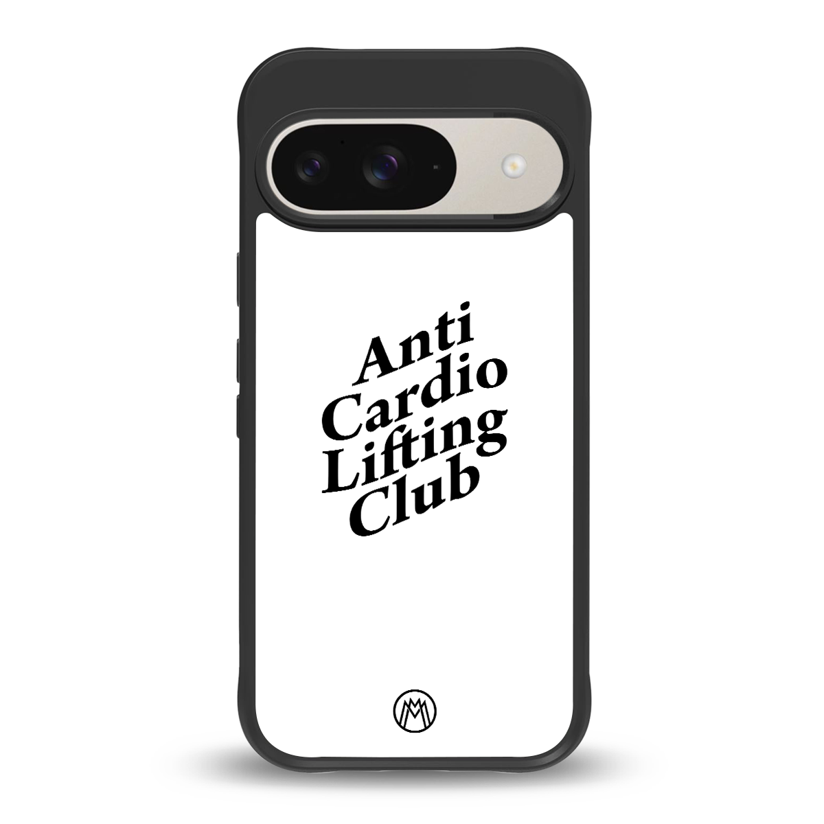 anti cardio lifting club back phone cover | glass case for google pixel 9