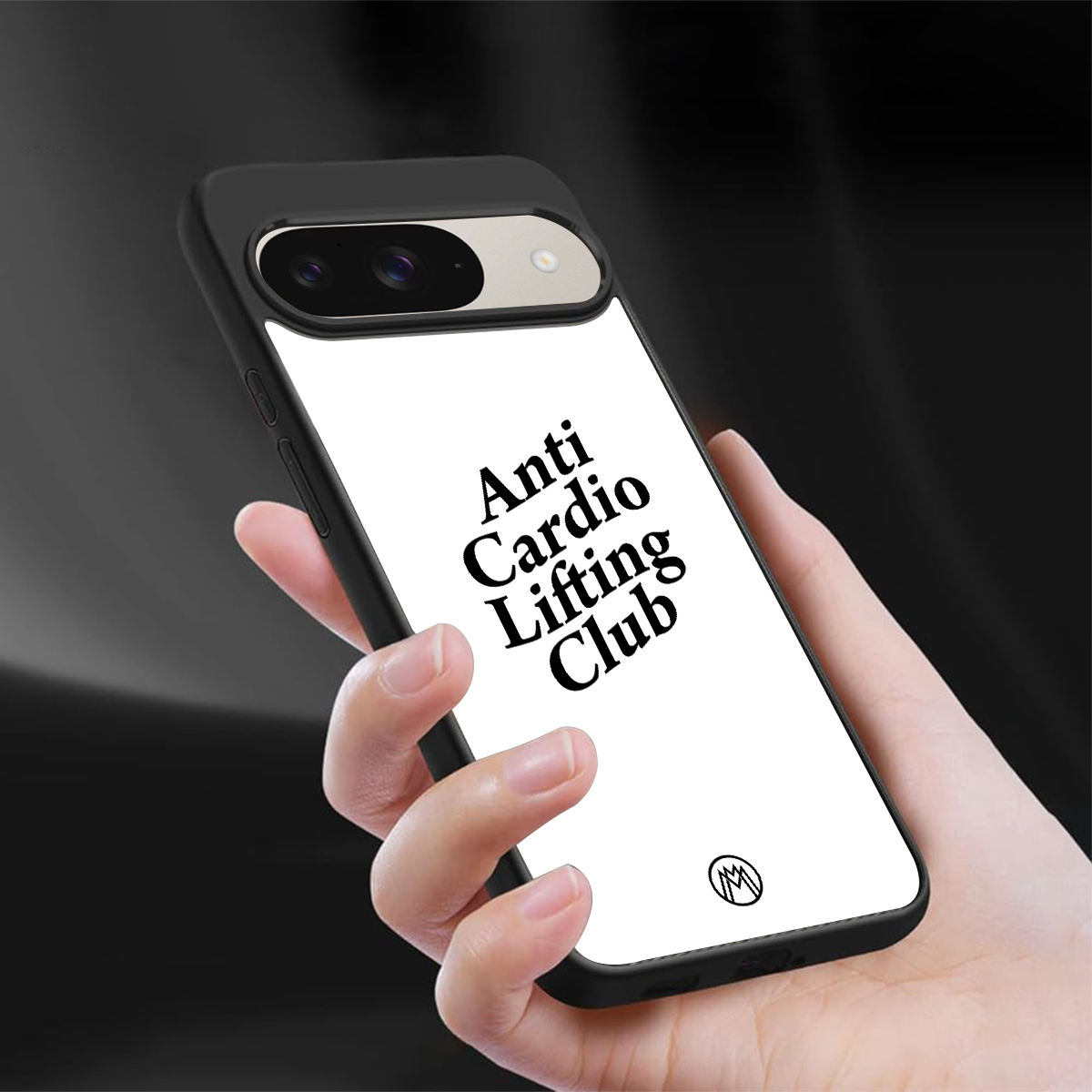 anti cardio lifting club back phone cover | glass case for google pixel 9