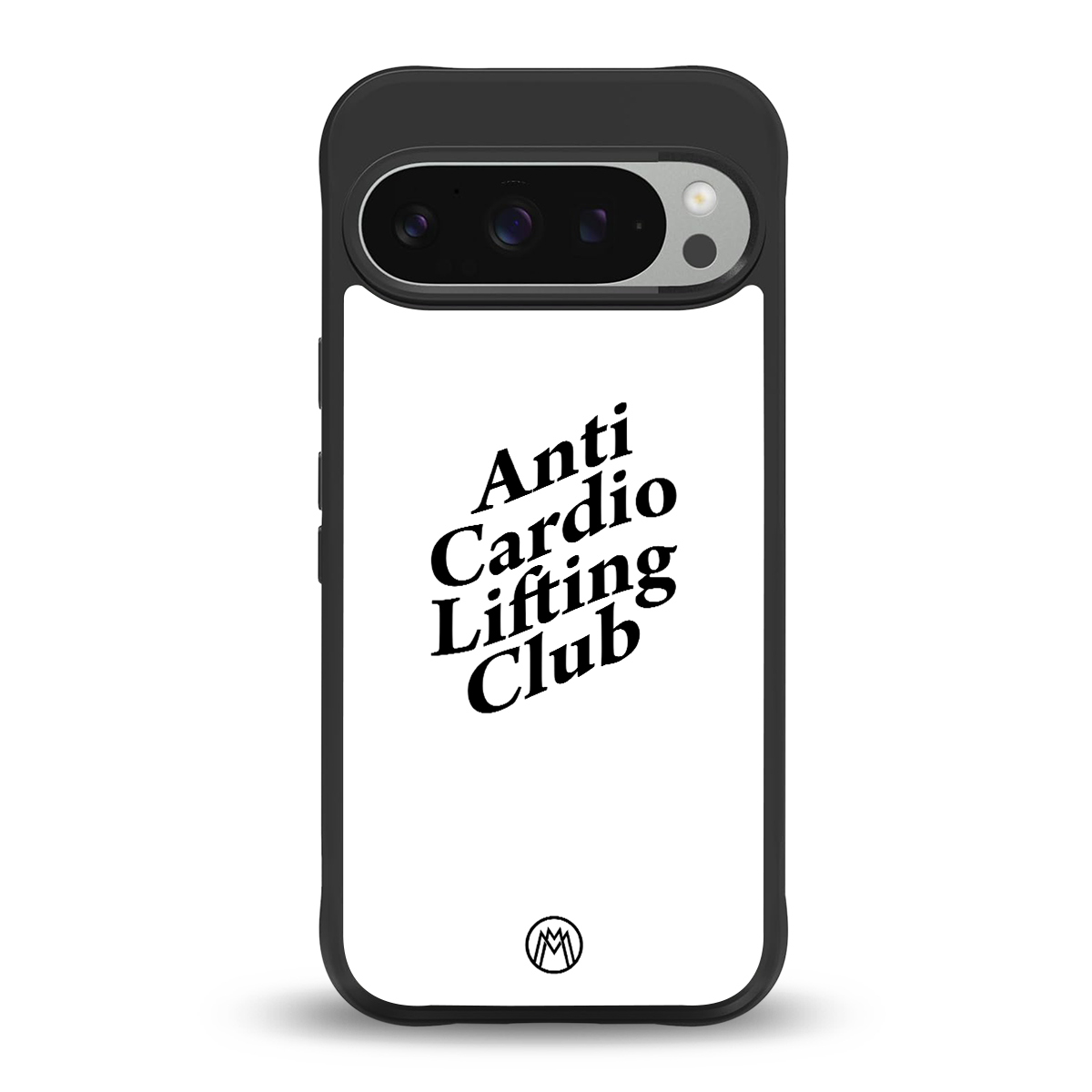anti cardio lifting club back phone cover | glass case for google pixel 9 pro xl
