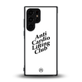 anti cardio lifting club back phone cover | glass case for samsung galaxy s23 ultra