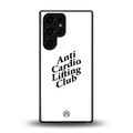 anti cardio lifting club back phone cover | glass case for samsung galaxy s25 ultra