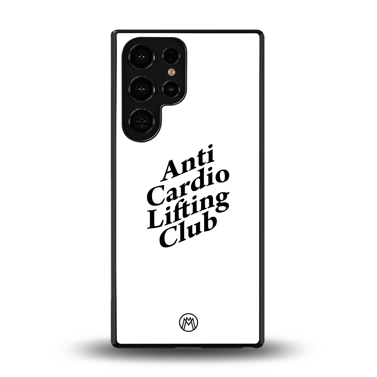 anti cardio lifting club back phone cover | glass case for samsung galaxy s25 ultra
