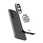 anti cardio lifting club back phone cover | glass case for samsung galaxy s23 plus