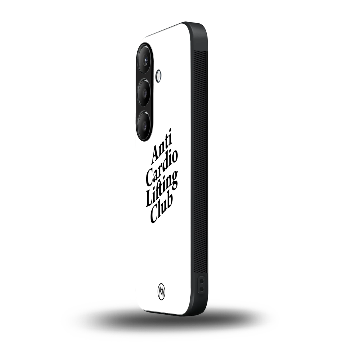 anti cardio lifting club back phone cover | glass case for samsung galaxy s24 fe