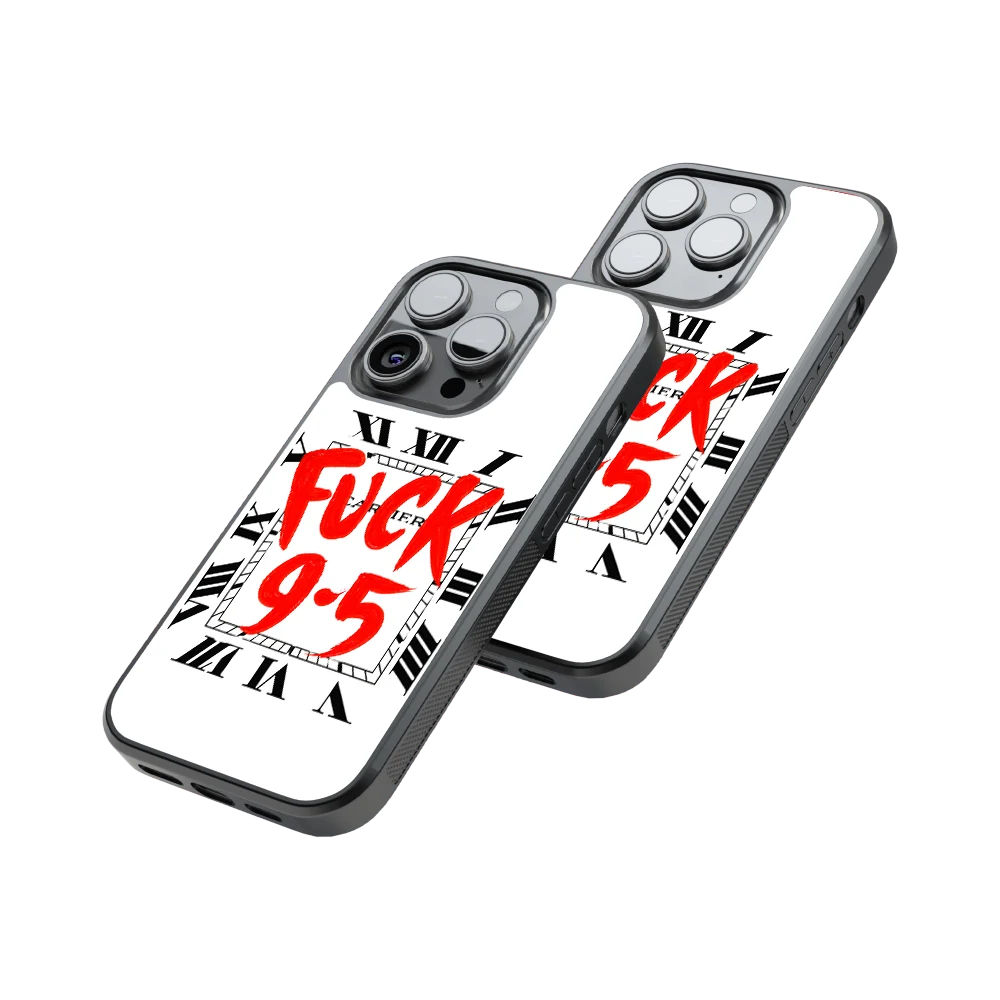 Protective Glass Back Phone Case Compatible with iPhone, Samsung, OnePlus, Pixel & More