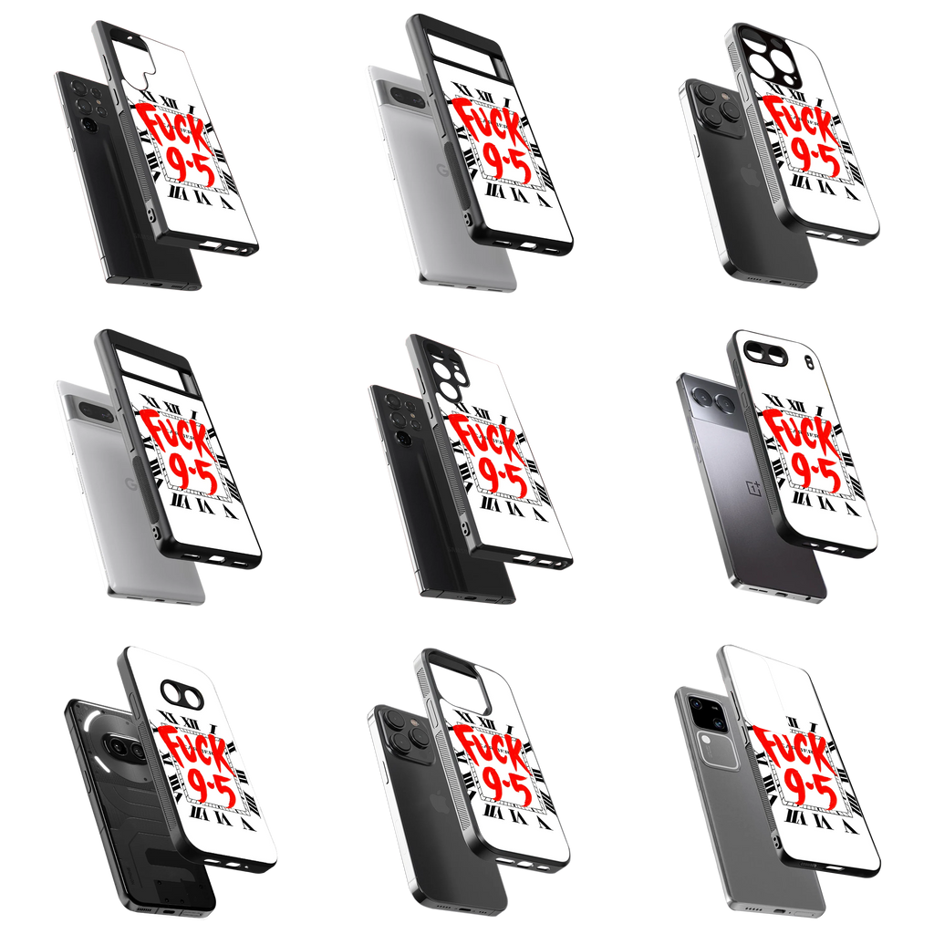 Durable Glass Back Mobile Case for iPhone, Samsung, OnePlus, Google Pixel, Redmi, Vivo, Oppo