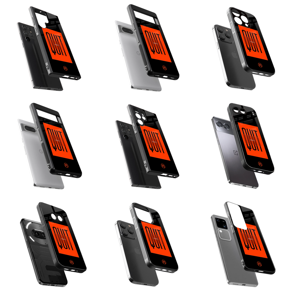Durable Glass Back Mobile Case for iPhone, Samsung, OnePlus, Google Pixel, Redmi, Vivo, Oppo