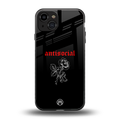 anti social black back phone cover | glass case for iphone 15