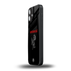 anti social black back phone cover | glass case for iphone 16 plus