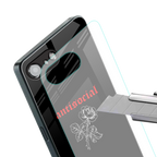 anti social black back phone cover | glass case for iphone 16e