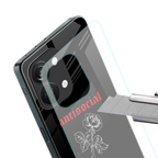 anti social black back phone cover | glass case for oneplus nord 3