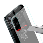 anti social black back phone cover | glass case for oneplus nord ce 4 lite