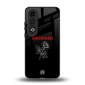 anti social black back phone cover | glass case for oneplus nord ce 4