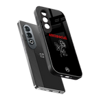 anti social black back phone cover | glass case for oneplus nord ce 4