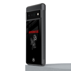 anti social black back phone cover | glass case for google pixel 6 pro