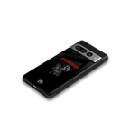 anti social black back phone cover | glass case for google pixel 7 pro
