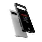 anti social black back phone cover | glass case for google pixel 8 pro