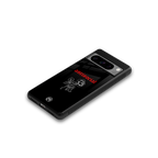 anti social black back phone cover | glass case for google pixel 8 pro