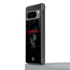 anti social black back phone cover | glass case for google pixel 8 pro