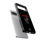 anti social black back phone cover | glass case for Google Pixel 8