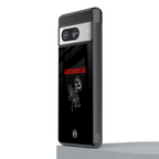 anti social black back phone cover | glass case for Google Pixel 8