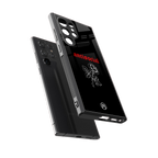 anti social black back phone cover | glass case for samsung galaxy s23 ultra