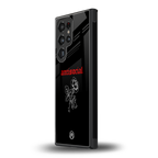 anti social black back phone cover | glass case for samsung galaxy s23 ultra