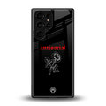 anti social black back phone cover | glass case for samsung galaxy s25 ultra