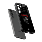 anti social black back phone cover | glass case for samsung galaxy s23