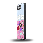 anti social chick girl back phone cover | glass case for iphone 16e