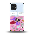 anti social chick girl back phone cover | glass case for nothing phone 1