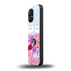 anti social chick girl back phone cover | glass case for nothing phone 1